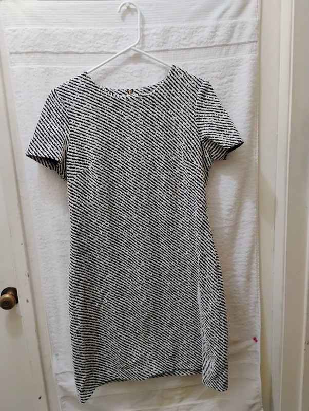 Calvin Klein Black And White Dress Size 10