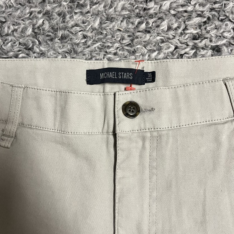 Michael Stars Shorts Womens 36 Beige Pockets Casual Golfing Outdoor 10" Ladies gallery