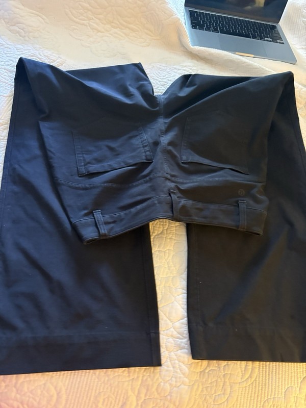 Lululemon Twill Black Wide Leg Pants Size 26
