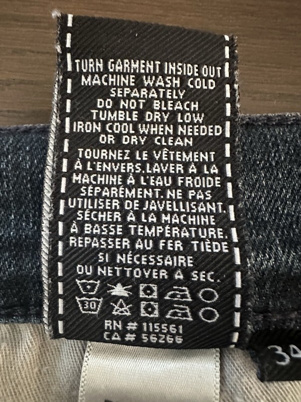 7 for All Mankind Luxe Sport Slimmy Jeans Men’s Size 34”, Inseam 31” Rn#115561 gallery