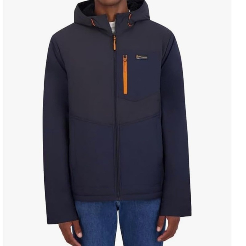 HFX Outdoors Men's Jacket M Chark Navy Water Resistant Hooded Sherpa Lined gallery
