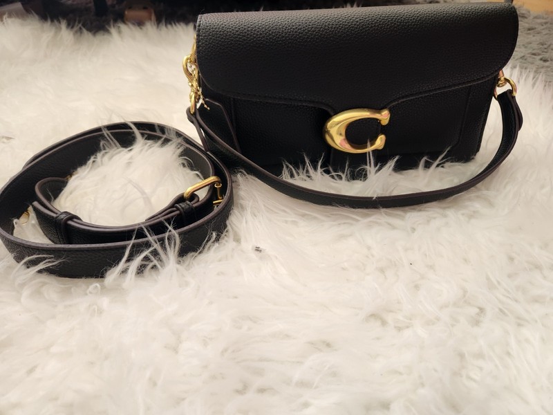 Coach Tabby Shoulder Bag 26 Leather Black gallery