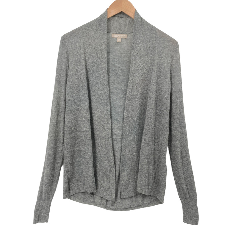 Banana Republic Gray Wool Alpaca Blend Cardigan Medium Sweater Women Office