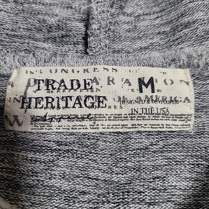 Trade Heritage Minnesota Gray Hoodie Adult Medium Lightweight Pocket Drawstring gallery