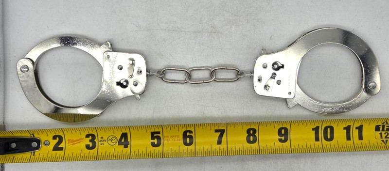 Handcuffs Adult Novelty Costume Halloween Police Role Play Toy Cuffs Amscan, NEW gallery