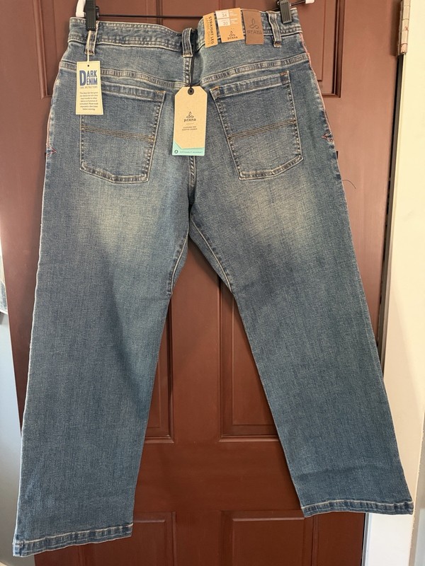prAna en’s Straight Leg Jeans Size 34×30 New With Tags
