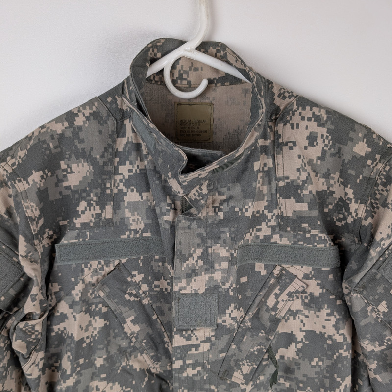 2000s Mil Aircrew Combat A2CU Coat Jacket Aramid Camo SPM1C1-07-D-0015 Sz M Reg gallery