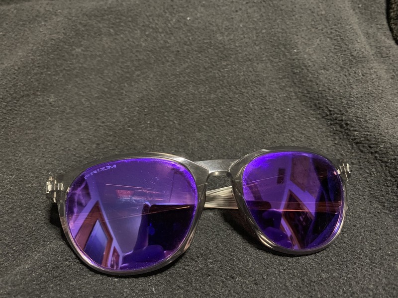 ✅🕶️ OAKLEY REEDMACE GREY INK/PRIZM VIOLET SUNGLASSES