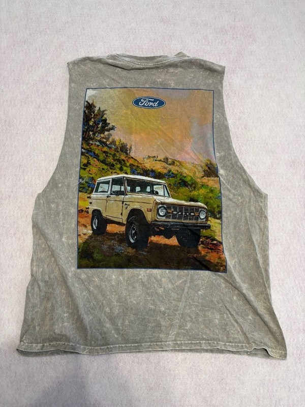 Ford Bronco Vintage Style Graphic Muscle Tank Top gallery