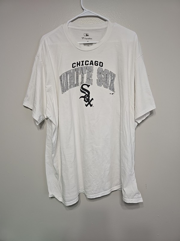 MLB Fanatics T-Shirt Mens 4XL White Chicago White Sox Short Sleeve Cotton