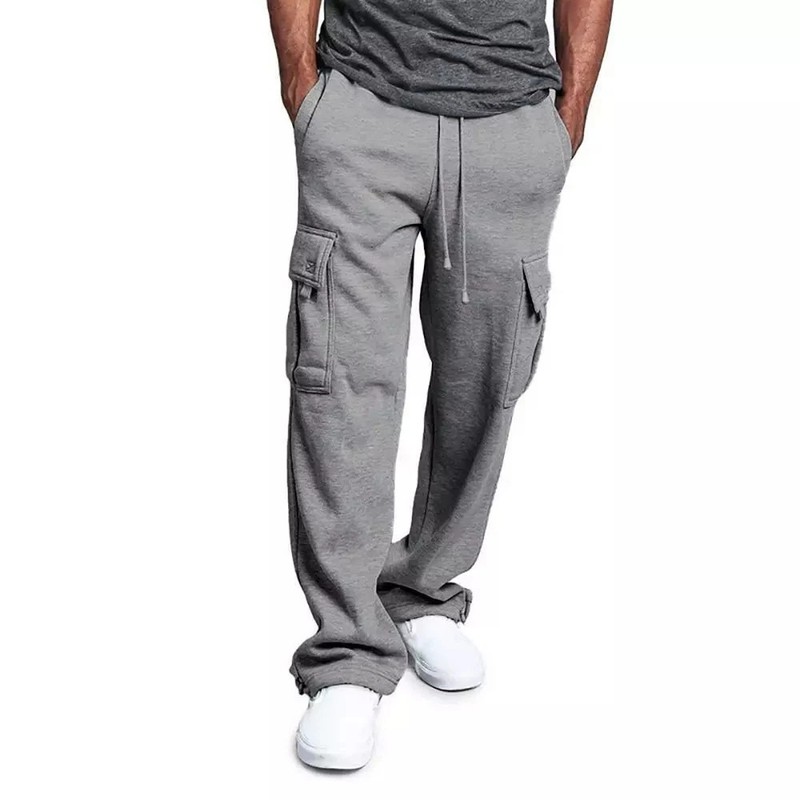 G-Style USA Men's Jogger Heavy Weight Fleece Cargo Pocket Sweat Pants gallery