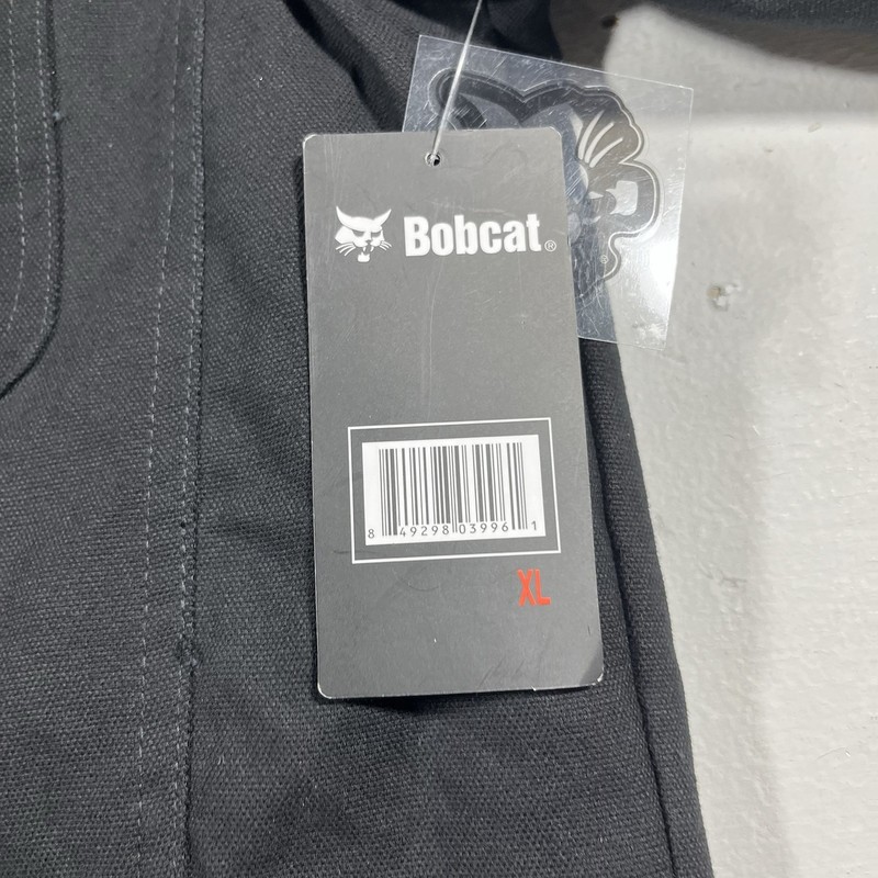 Bobcat Canvas Work Shirt Jacket Quilted Lined Black XL NWT gallery