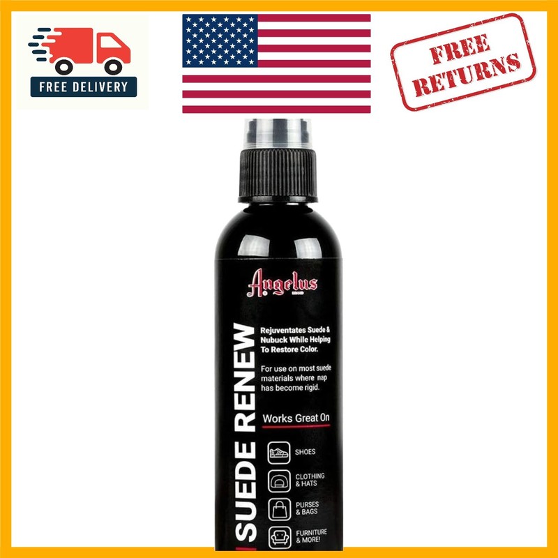 4 oz Suede Renew Spray – Revitalizes Faded Nubuck & Suede Safely Without Damage