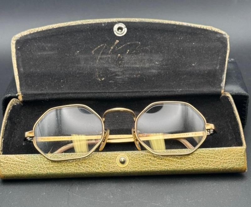 ​Vintage HUD-US 1/20 12K.G.F Spectacles 5 1/4 w/ Original Case