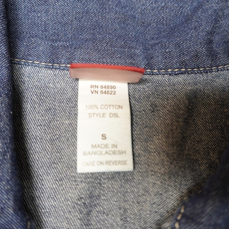 Tudor Court Women's Denim Jacket Small Blue Cotton Lined gallery
