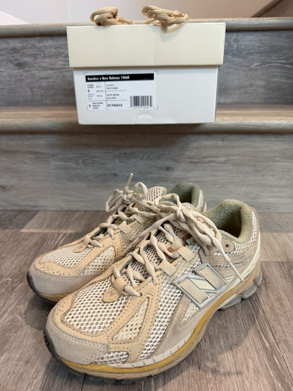 Size 6 Men (7.5 Women) – New Balance 1906R Auralee Bone White Shoes M1906RAU