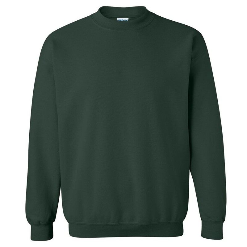 Gildan Men’s Sweatshirt 1800 Long Sleeve Heavy Blend Crew Neck Casual Pullover