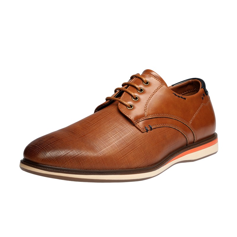 Men’s Casual Shoes Round Toe Classic Lace-up Oxford Dress Shoes