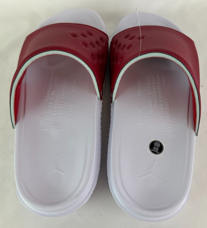 Jordan Slides Play Slide Red White DC9835-611 New Comfort Sandals Men’s Size 9 gallery