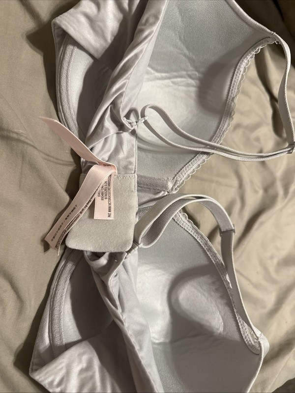 Pre-owned Body By Victoria Lined Demi 36dd Gray Underwire gallery