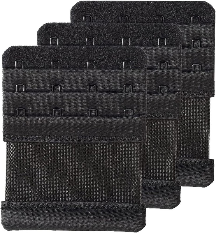 Bra Extender 3-Row (2/3/4 Hook) – Adjustable for Maternity Strapless & Tight Bra gallery