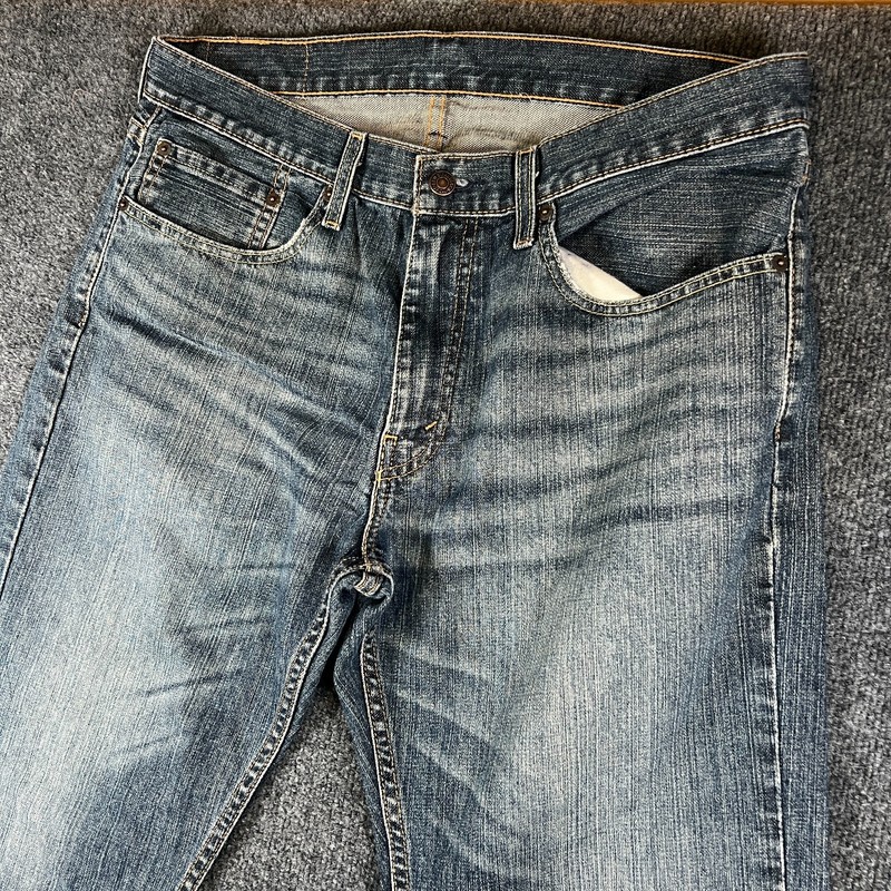 Levi’s 559 Jeans Men 36×29 (Tag 34×30) Blue Range Denim 100% Cotton Straight Leg