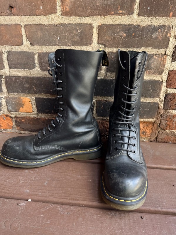 Dr. Martens Steel Toe US 10 boots 14-eye 1940 airwair crust punk skinhead 1919 gallery