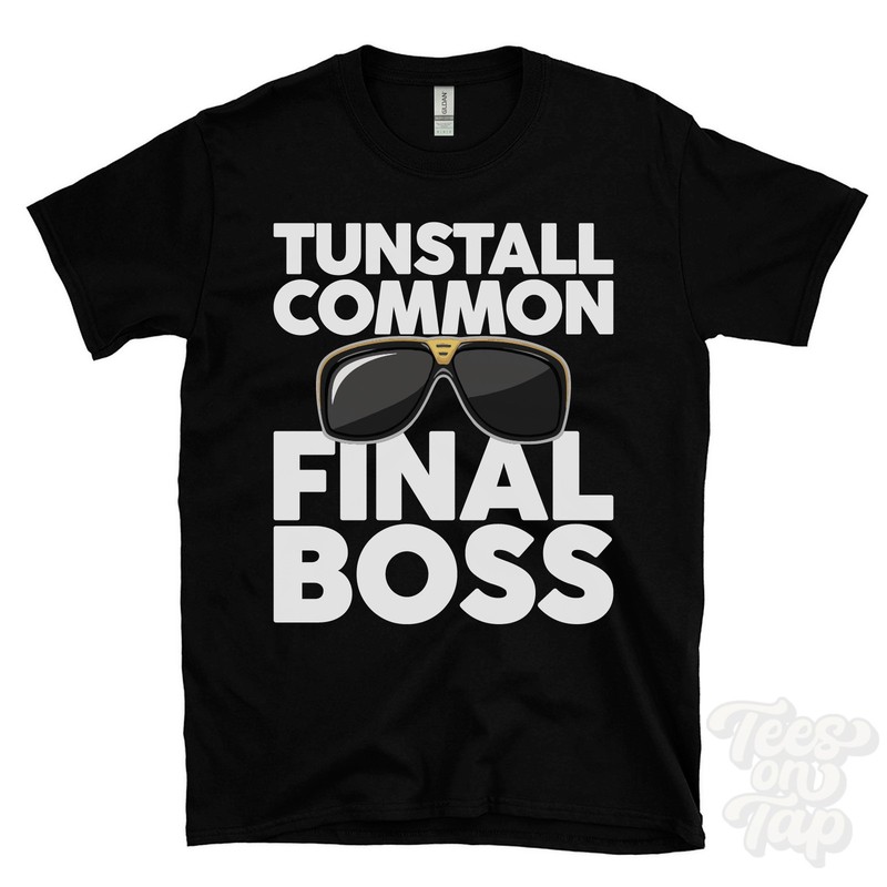 TUNSTALL COMMON FINAL BOSS T-SHIRT funny xmas gift saxmundham suffolk england