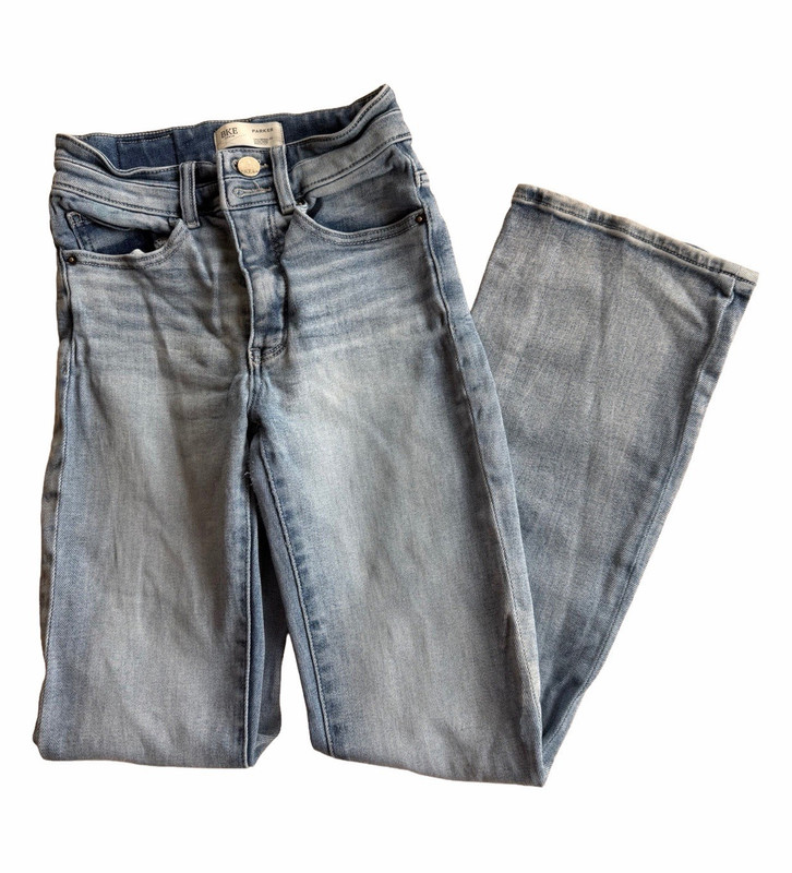 BKE Parker Light Blue High Rise Bootcut Jeans size 23 x 31 1/2 Casual