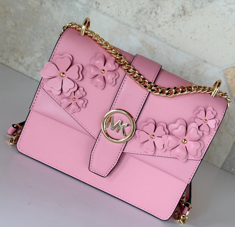 Michael Kors Greenwich Small Convertible Shoulder Flap Crossbody Bag Carnation gallery