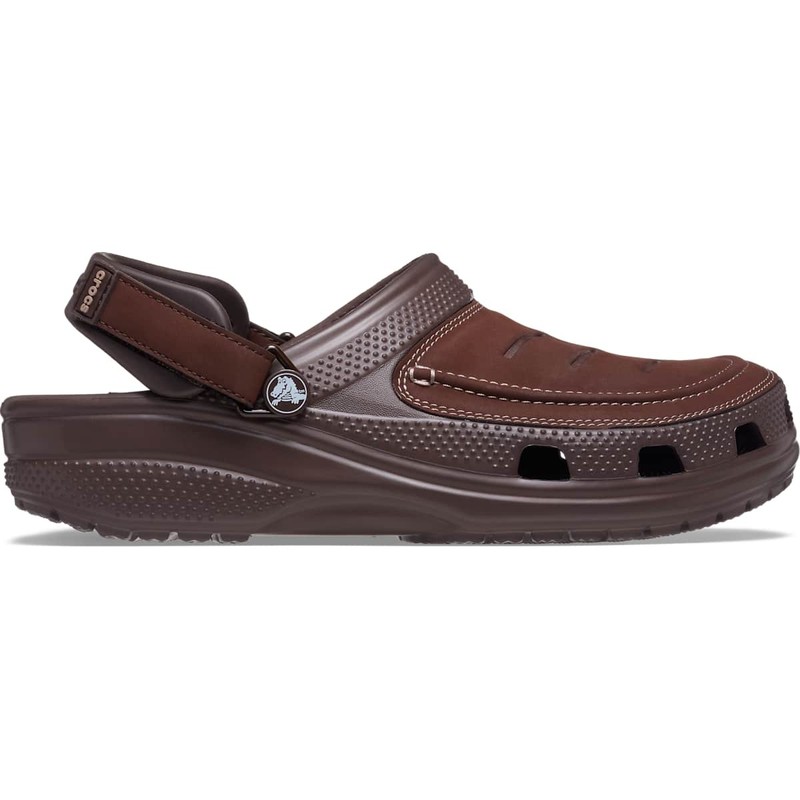 Crocs Men’s Yukon Vista LR Clogs – LiteRide Foam, Adjustable Strap, Faux Leather