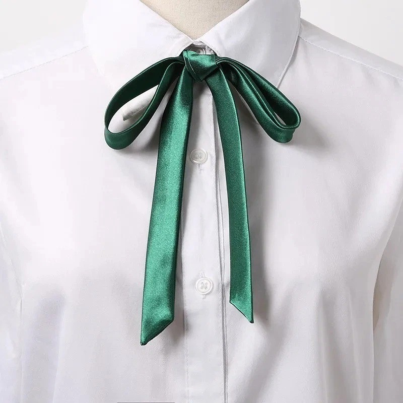 Satin Bow Tie Gambler Western Cowboy Necktie Ribbon for Wedding Men Shirts Suit gallery