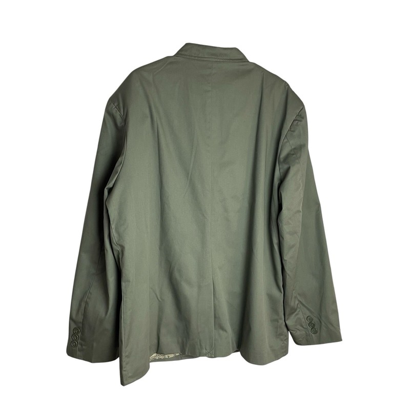 NWT Haband Travelers Mens Canvas Twill Blazer Jacket Size XL Green Chore Coat gallery