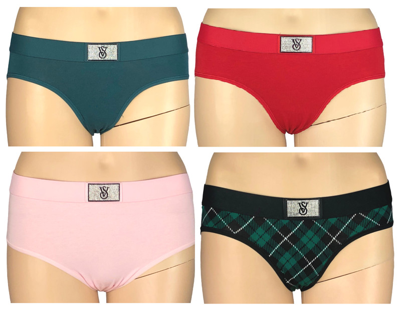 VICTORIA’S SECRET SHINE PATCH HIPHUGGER PANTY STRAP BLING LOGO XS S M L XL XXL