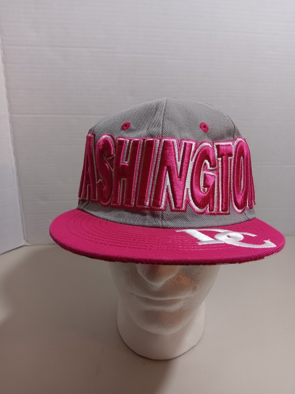 Washington DC City Hunter Heavy USA Embroidered Hat Snapback Cap