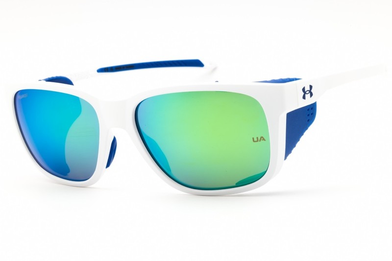 New Under Armour UA GLACIAL 0YO6 3K White Blue/Green Multilayer Brown Oleopho…