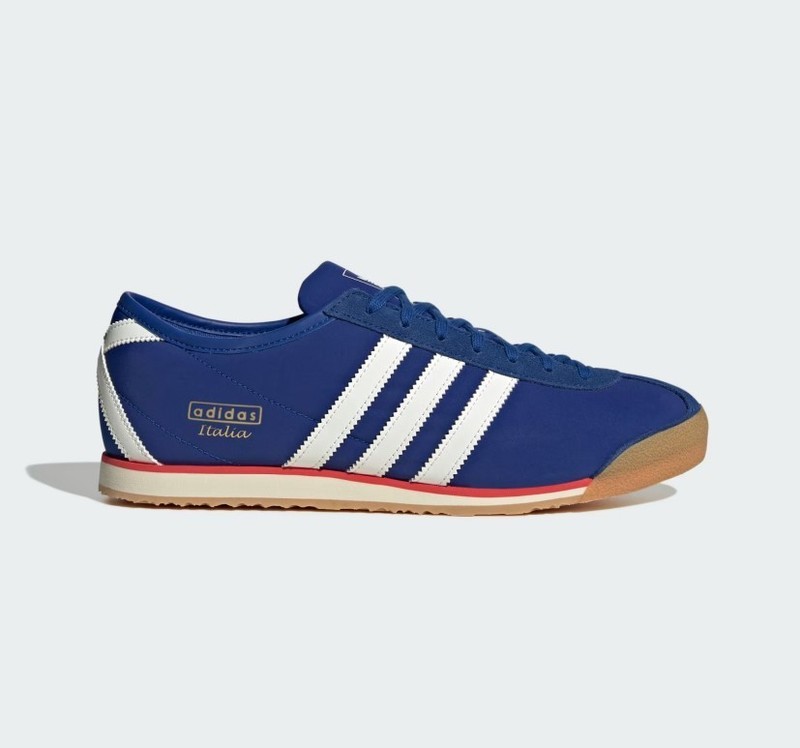 adidas Italy 70s Men's shoes IH9106 2026 suede Royal Blue / Off White / Gum