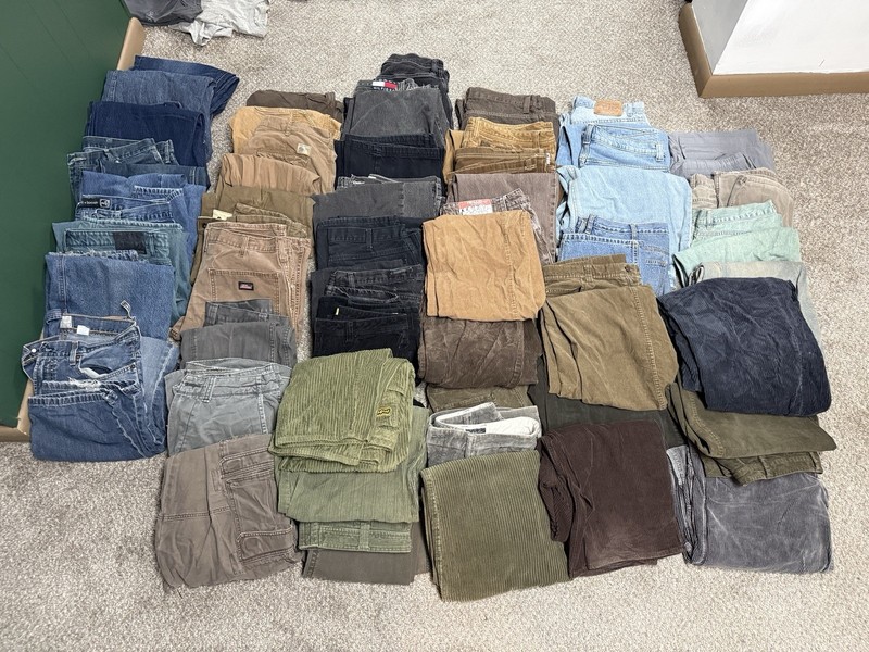 Lot Of Men’s Vintage Baggy Style Jeans/pants Average Size 32×32