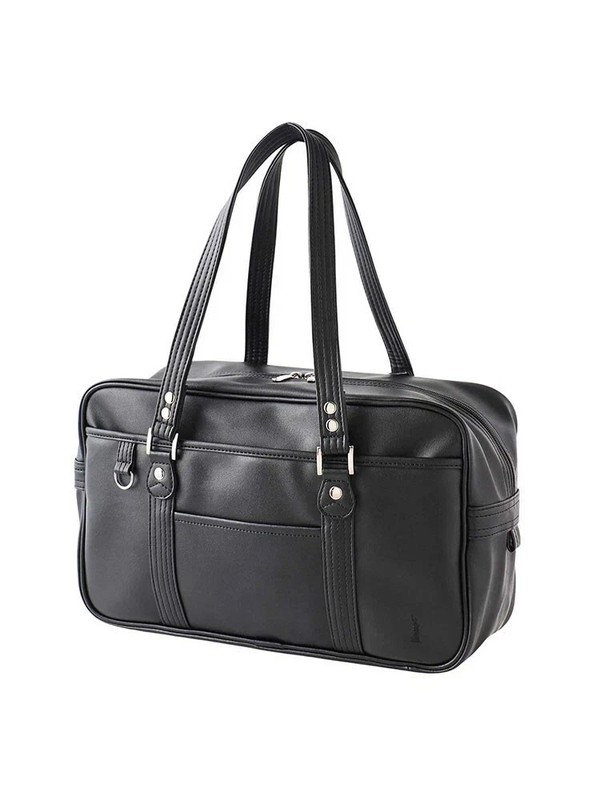 EASTBOY School Bag Synthetic Leather A4 Size Black Japan