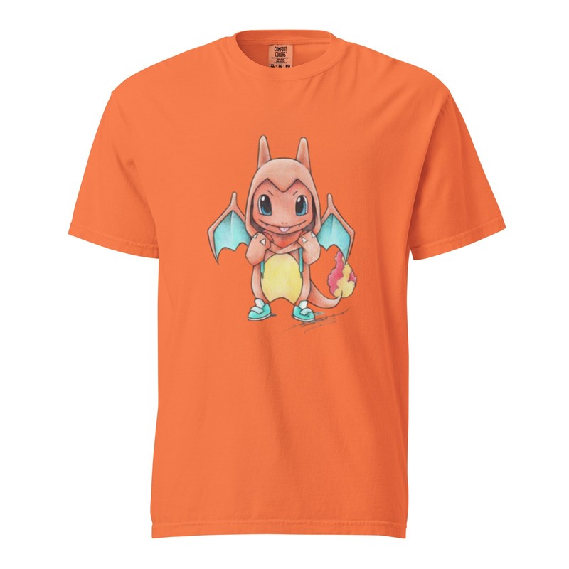Costume Charmander Unisex Garment-Dyed Heavyweight T-shirt