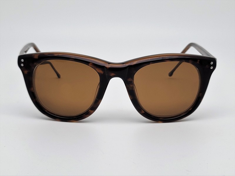 Steven Alan Meyer Amber Tortoise Thick Rim Eyeglasses Frame 49 [ ] 22 140mm
