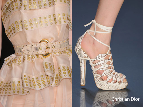 $1799 CHRISTIAN DIOR SAFARI Runway RARE Gladiator EU 40 41 I LOVE SHOES WEDDING
