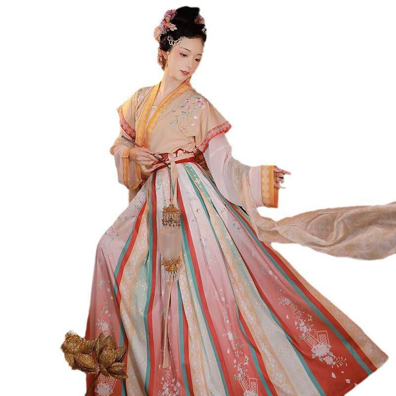 Women's Chinese Hanfu Dress Ancient Traditional Hanfu Sets Retro Ethnic Costume gallery