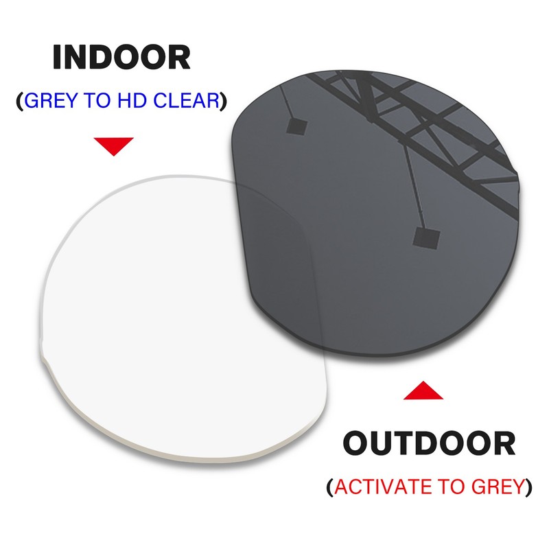 Transition Replacement Lenses for Oakley Meta HSTN OW8002 51mm Smart Glasses