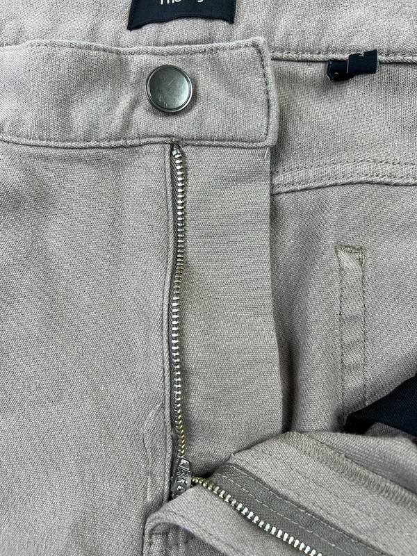 Theory Pants Mens 38 Taupe Gray Haydin Chino Twill Slim Fit Stretch gallery