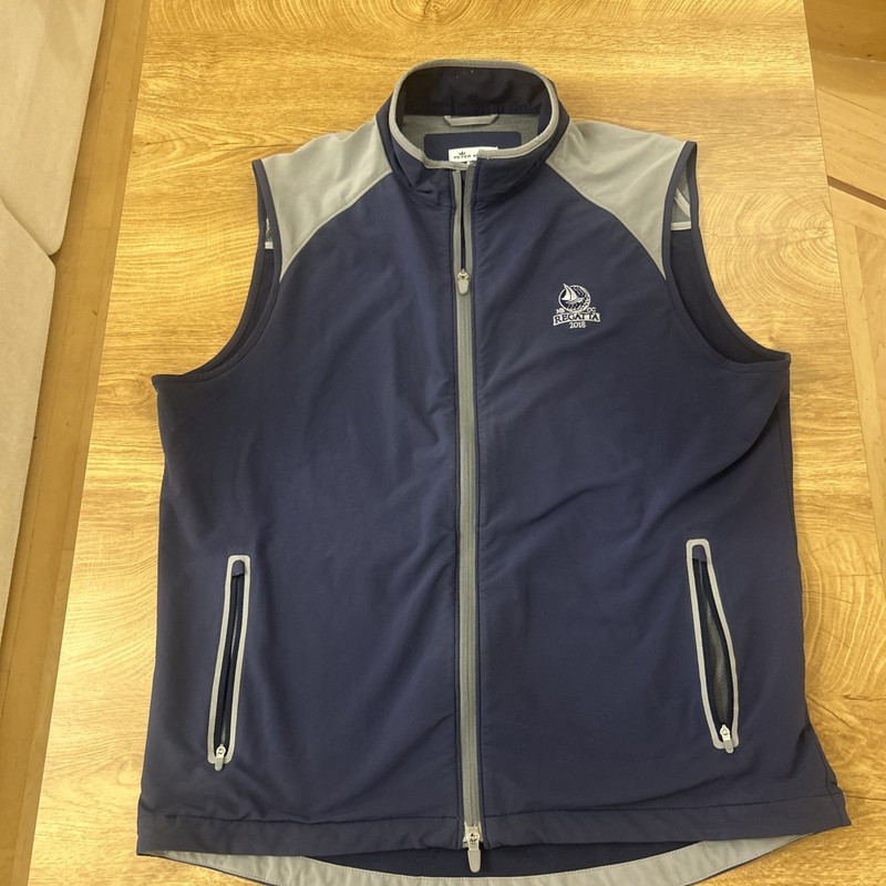 NBCC (MA) 2018 Regatta Sailing Peter Millar Crown Sport Vest Navy Blue Large