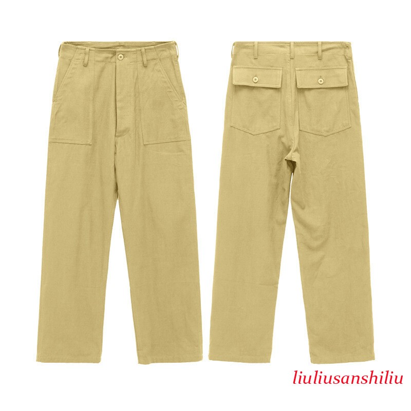 Men's Military OG-107 Fatigue Utility Pants Vintage Army HBT Olive Green Pants gallery