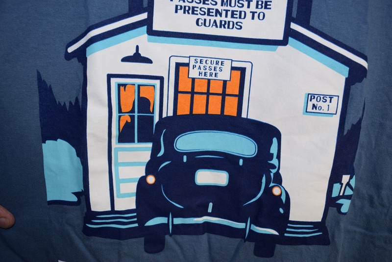 Manhattan Project National Park Service Los Alamos NM Main Gate T-Shirt MENS L gallery