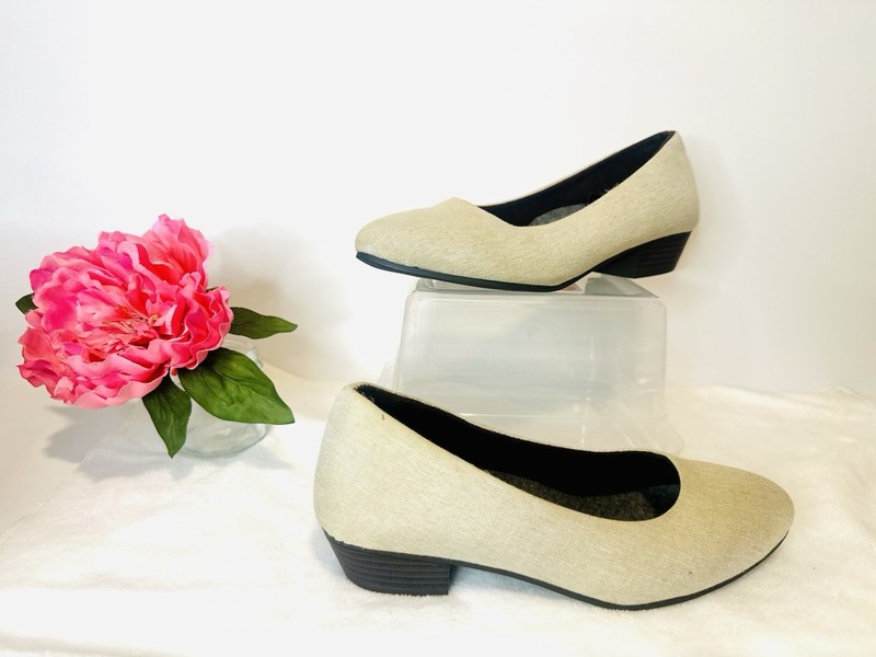 Baubax Cream Tan Khaki Dressy Flat Shoes Bamboo Coconut Australian Merino Wool