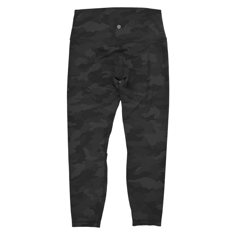 Lululemon Align Pant II 25" Leggings Size 10 Camo Deep Coal W5DLX gallery